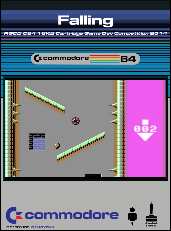 Falling box art
