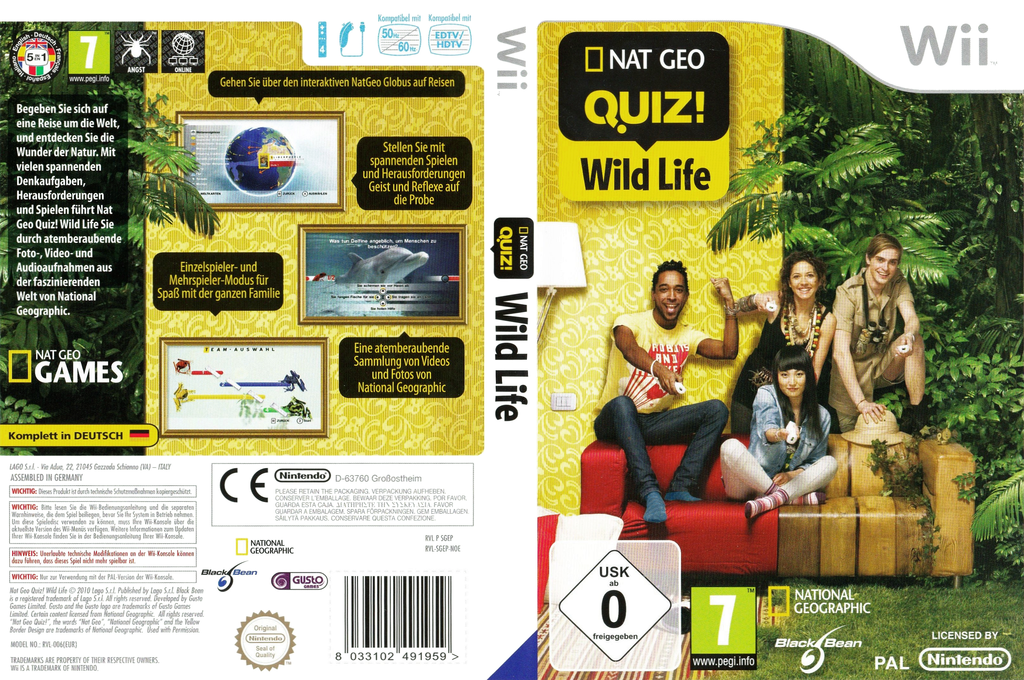 Nat Geo Quiz! Wild Life — box-texture (DE)