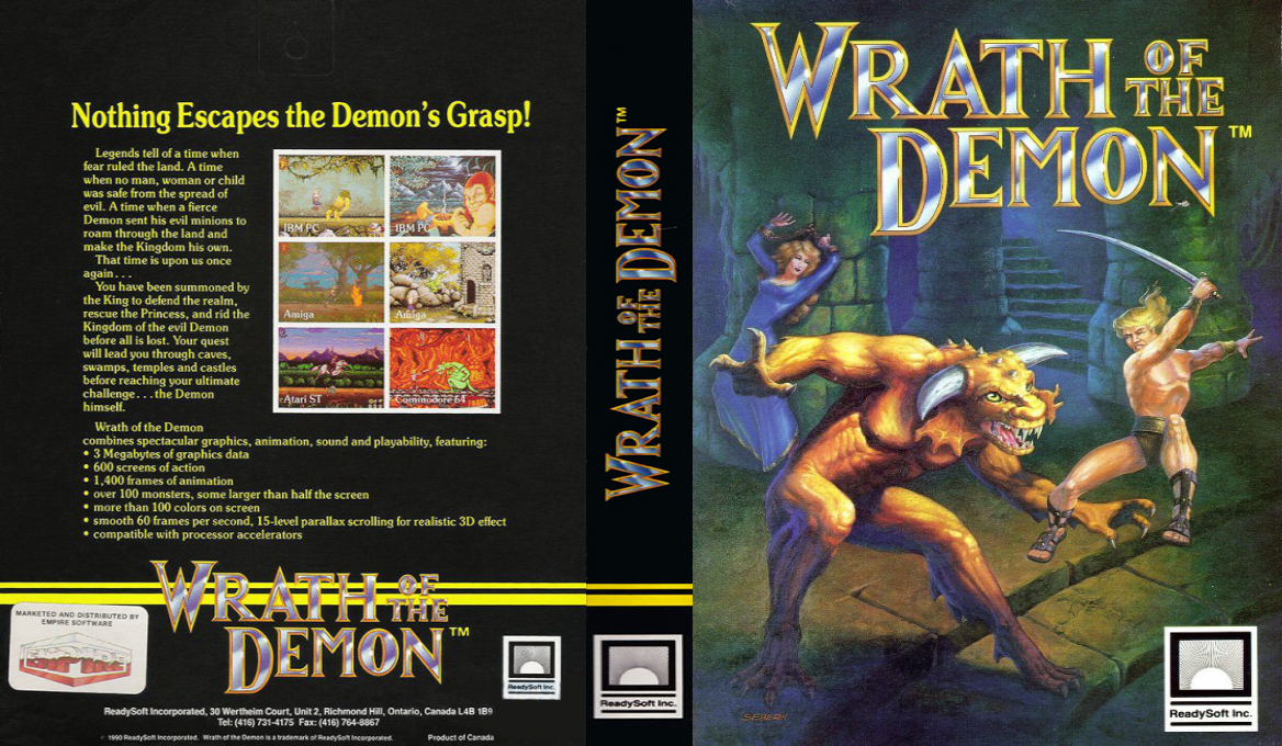 Wrath of the Demon — box-texture (US)
