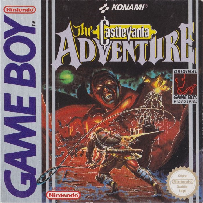 Castlevania : The Adventure — box-2D (DE)