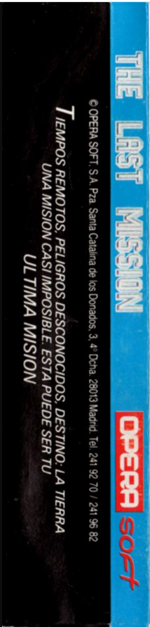 Last Mission, The — box-2D-back (SP)