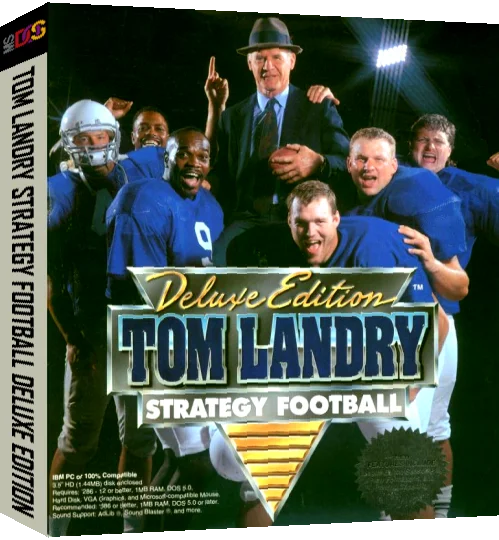 Tom Landry Strategy Football Deluxe Edition — box-3D (US)