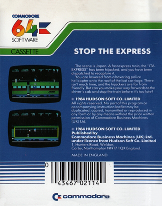 Stop the Express — box-2D-back (EU)