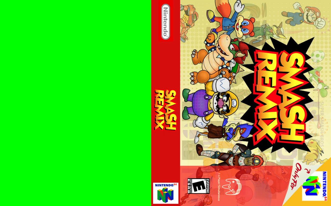 Super Smash Bros : Smash Remix — box-texture (US)