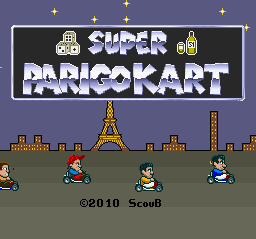 Super Parigo Kart — sstitle (EU)