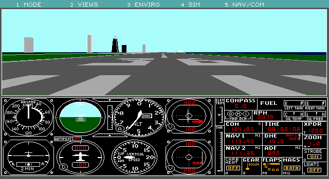 Microsoft Flight Simulator 3 — sstitle (US)
