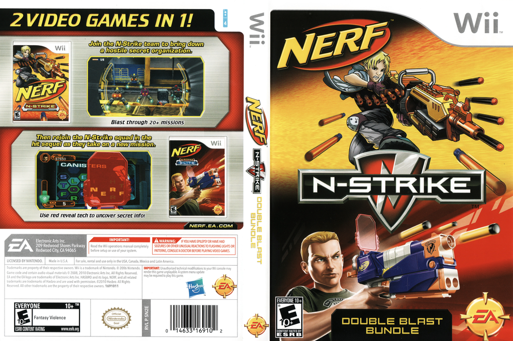 Nerf N-Strike : Double Blast Bundle — box-texture (US)