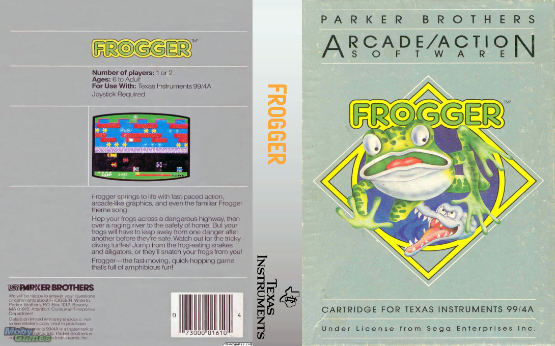 Frogger — box-texture (US)