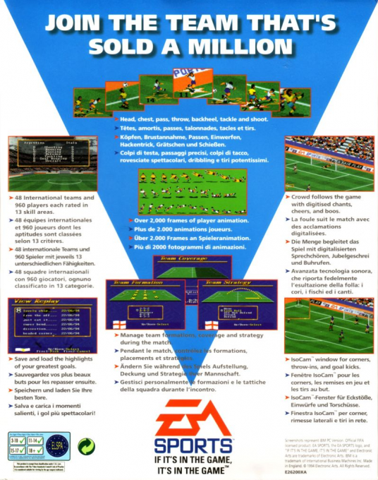 FIFA International Soccer — box-2D-back (EU)