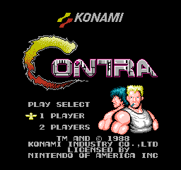 Contra — sstitle (US)