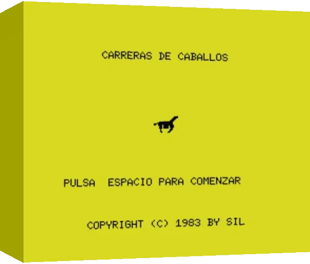 Horse Race. Carreras De Caballos — box-3D (WOR)