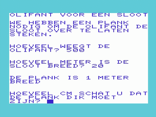 Olifant Raadspel — ss (WOR)