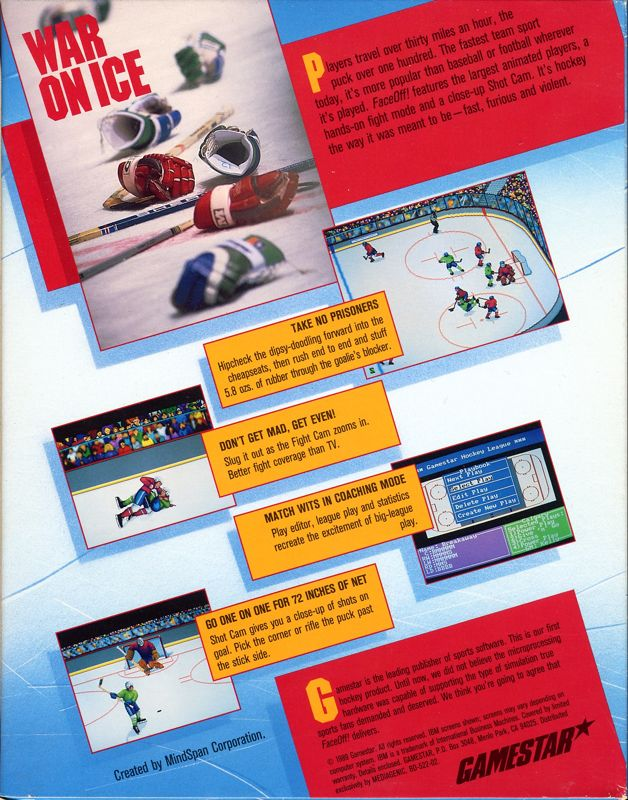 Face Off! — box-2D-back (US)
