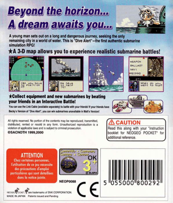 Dive Alert - Burn Hen — box-2D-back (EU)