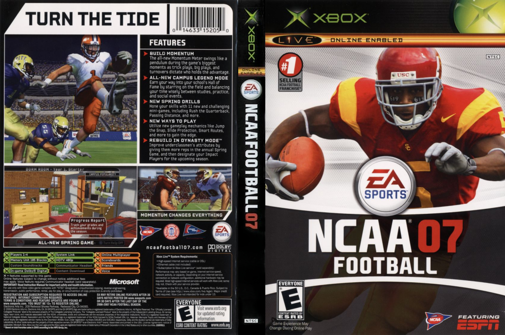 Ncaa Football 07 — box-texture (US)