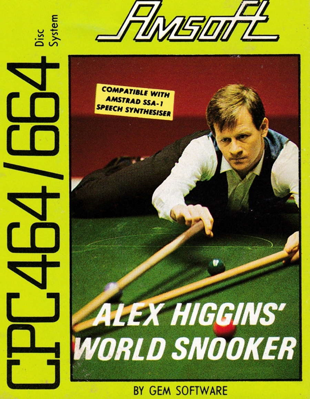 Alex Higgins World Snooker box art