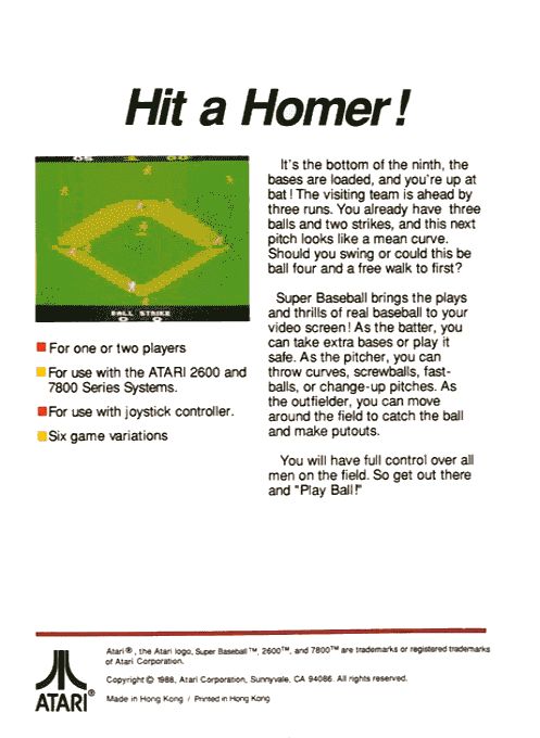 Super Baseball — box-2D-back (US)