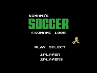 Konami's Soccer — sstitle (WOR)