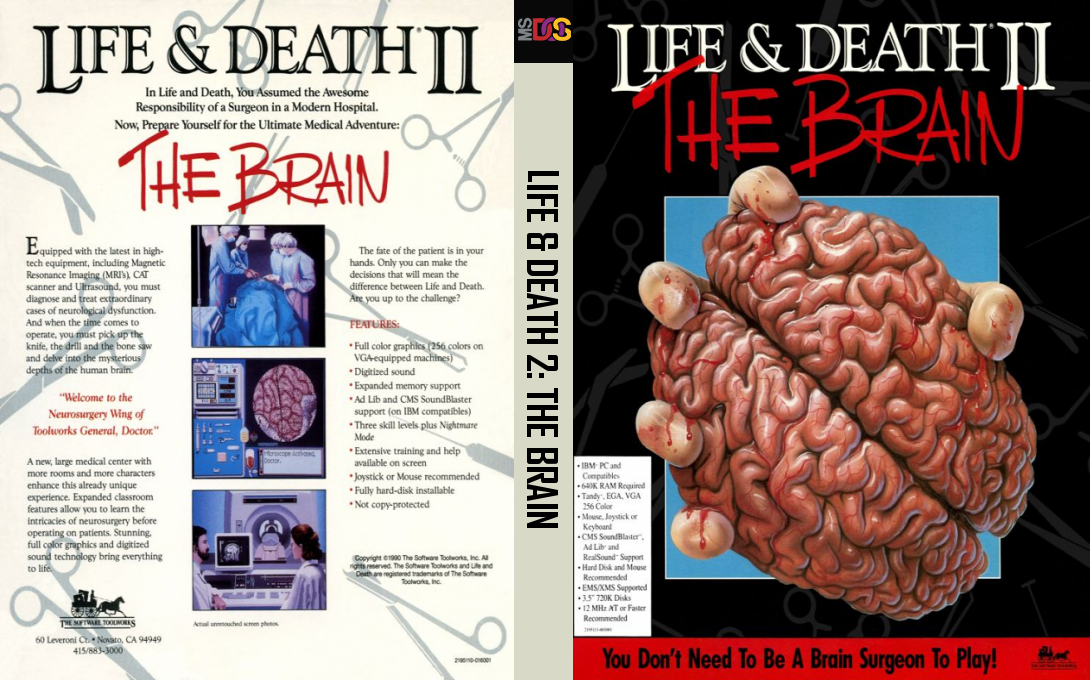 Life And Death 2 - The Brain — box-texture (US)