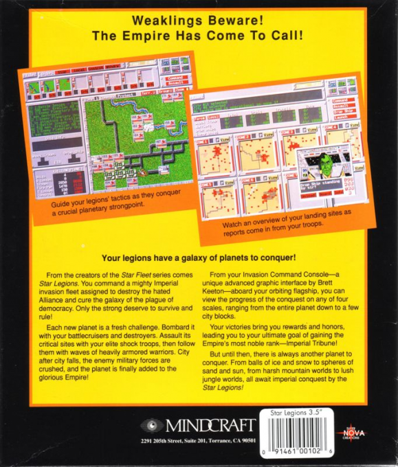 Star Legions — box-2D-back (US)
