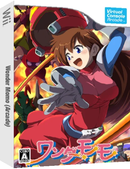 Wonder Momo - Arcade — box-3D (JP)