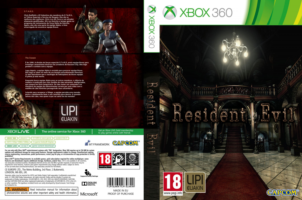 Resident Evil 0 Hd Remaster — box-texture (EU)