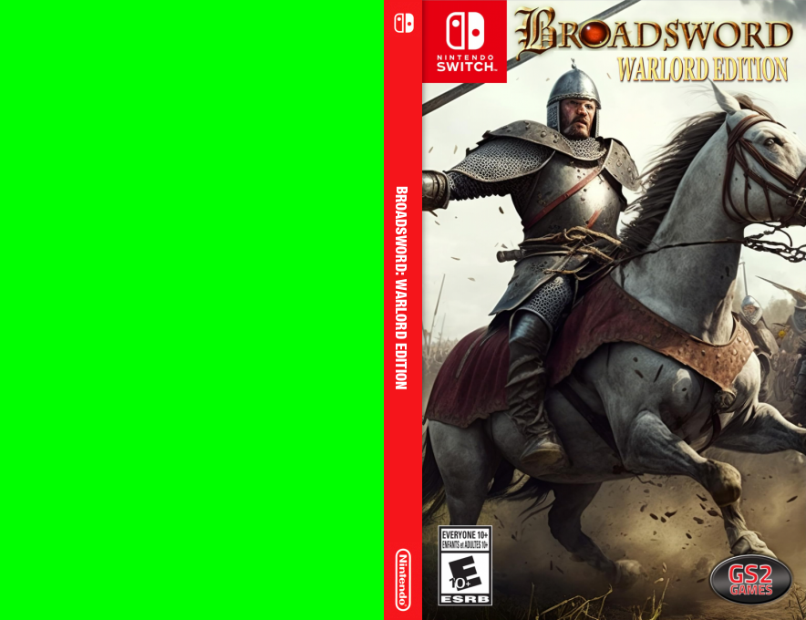 Broadsword - Warlord Edition — box-texture (US)