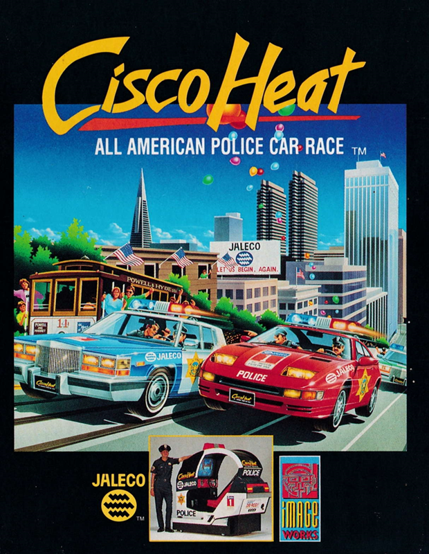Cisco Heat - All American Police Car Race box art