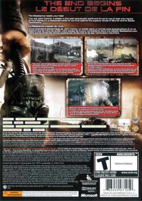 Terminator Salvation — box-2D-back (US)