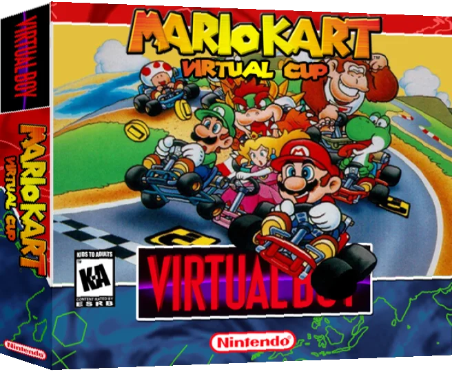 Mario Kart - Virtual Cup — box-3D (US)