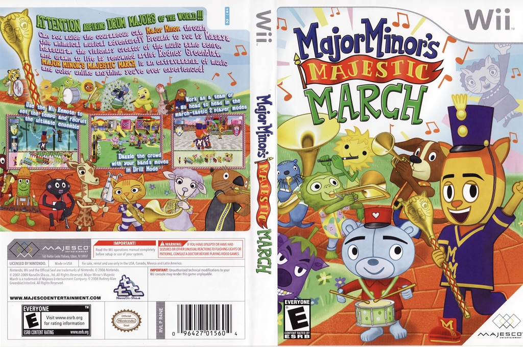 Major Minor's Majestic March — box-texture (US)