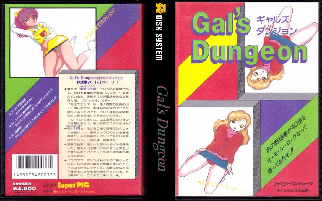 Sexy Yakyuuken Adventure 2 - Gal's Dungeon Part 2 — box-texture (CUS)