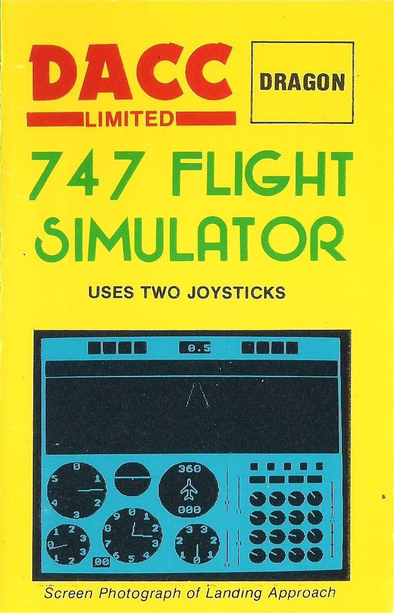 747 Flight Simulator box art