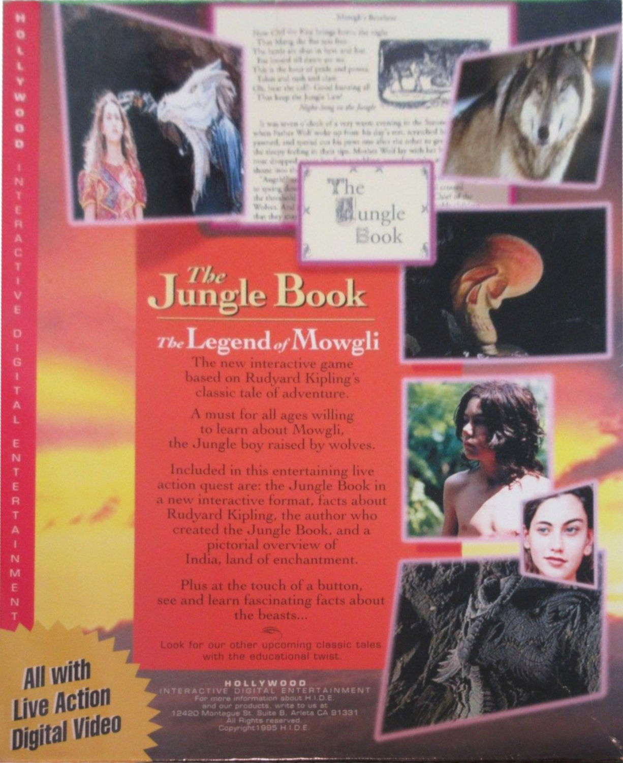 The Jungle Book: The Legend Of Mowgli — box-2D-back (US)
