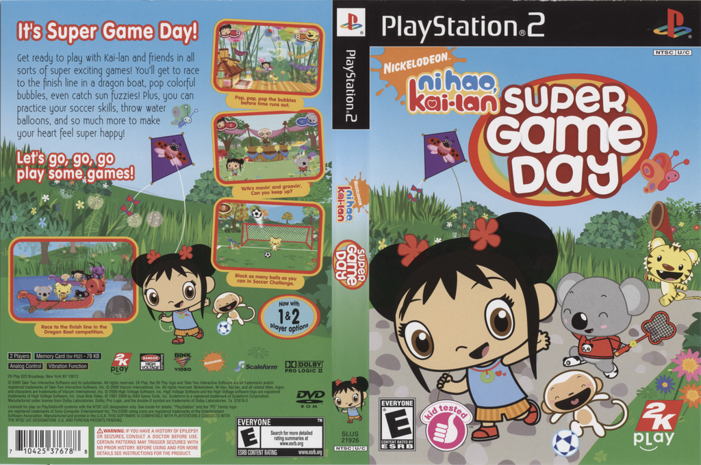 Nickelodeon Ni Hao, Kai-Lan - Super Game Day — box-texture (US)