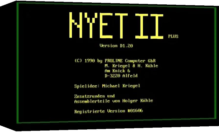 Nyet II Plus — box-3D (WOR)