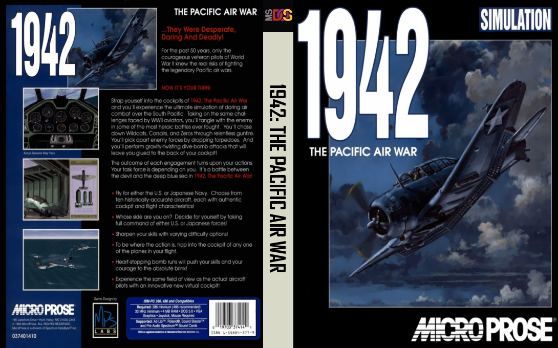 1942 The Pacific Air War — box-texture (US)