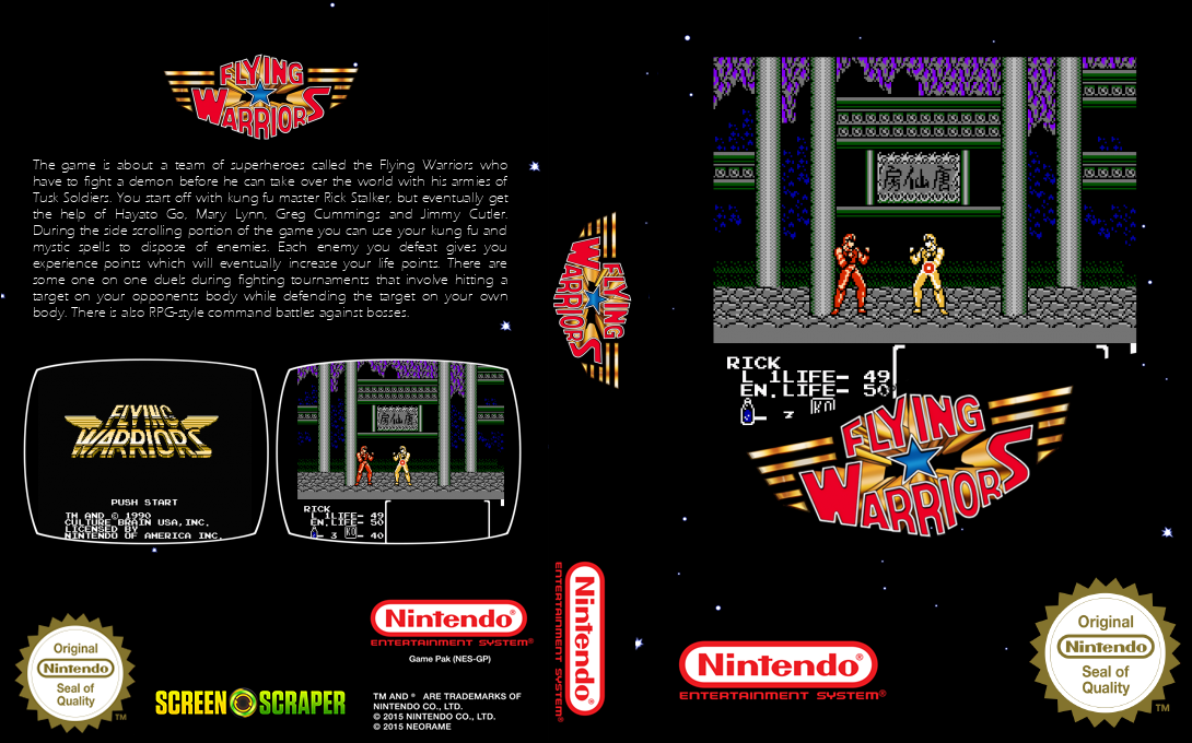 Flying Warriors — box-texture (SS)