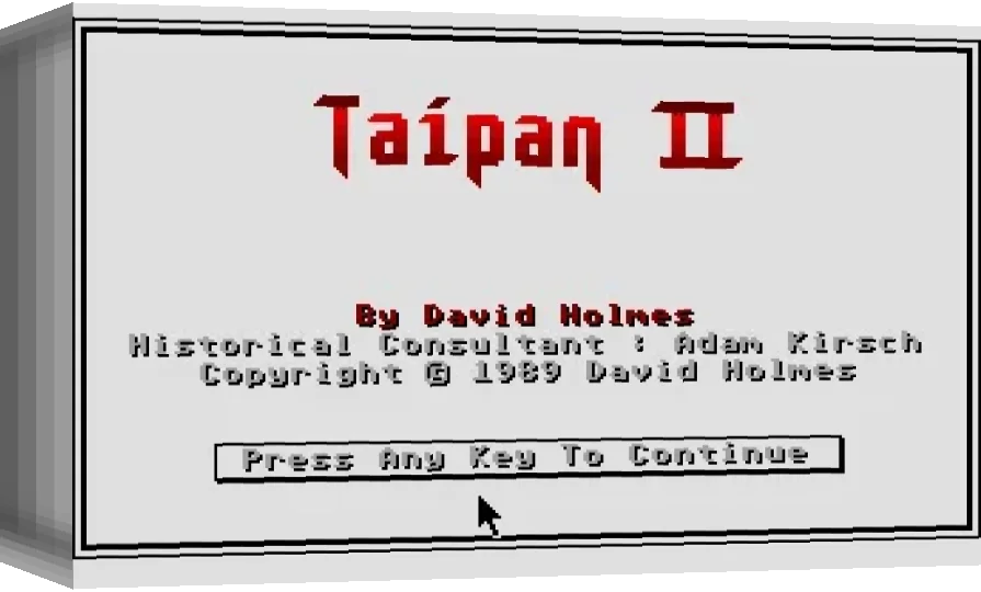 Taipan 2 — box-3D (WOR)