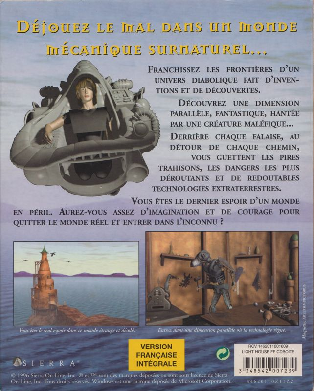 Lighthouse - The Dark Being — box-2D-back (FR)