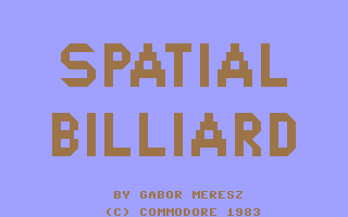 Spatial Billiard — sstitle (WOR)