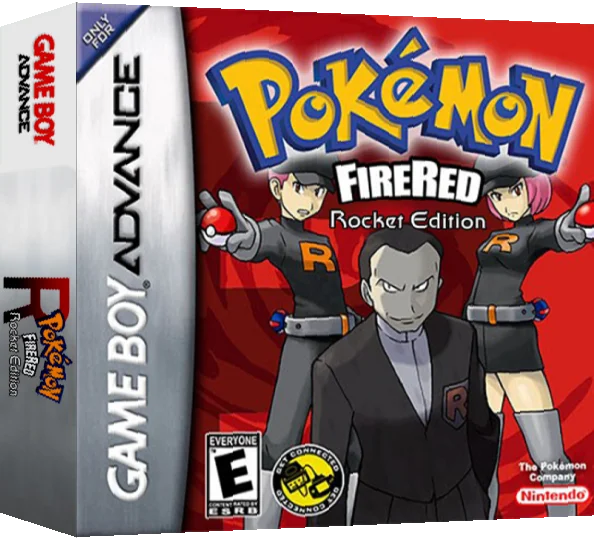 Pokémon FireRed : Rocket Edition — box-3D (US)