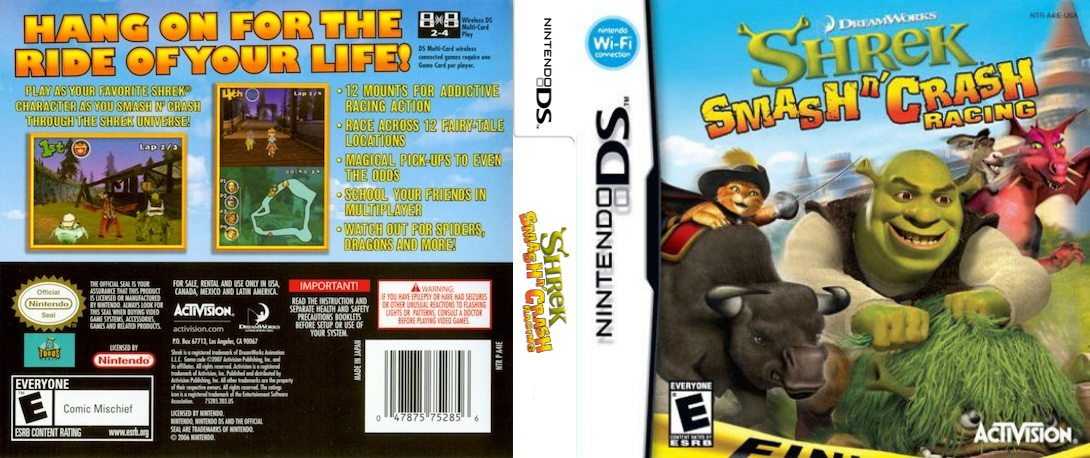 Shrek - Smash n' Crash Racing — box-texture (US)