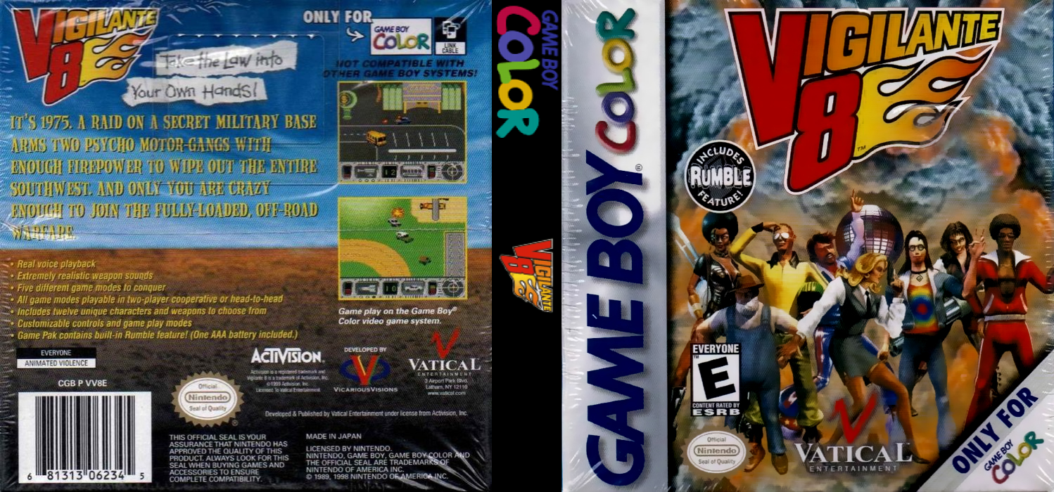 Vigilante 8 — box-texture (US)