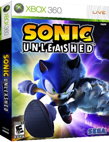 Sonic Unleashed — box-3D (US)