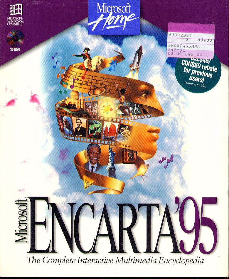 Microsoft Encarta '95 box art