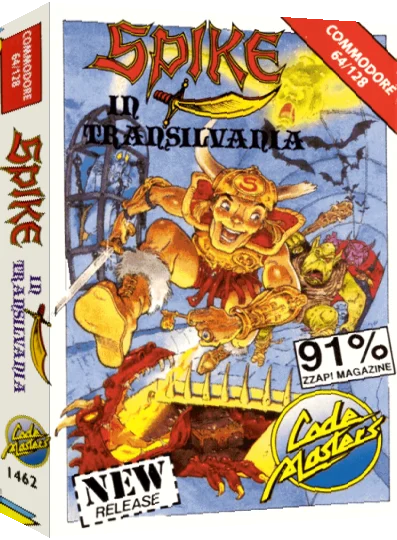 Spikey in Transylvania — box-3D (EU)