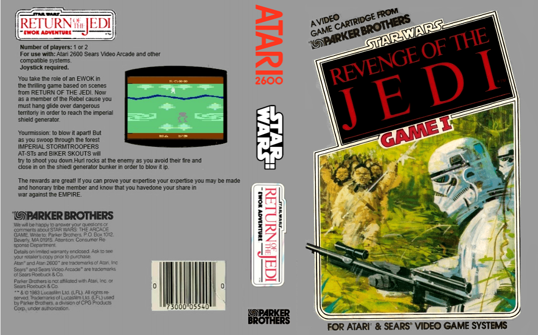 Star Wars - Return Of The Jedi - Ewok Adventure — box-texture (US)
