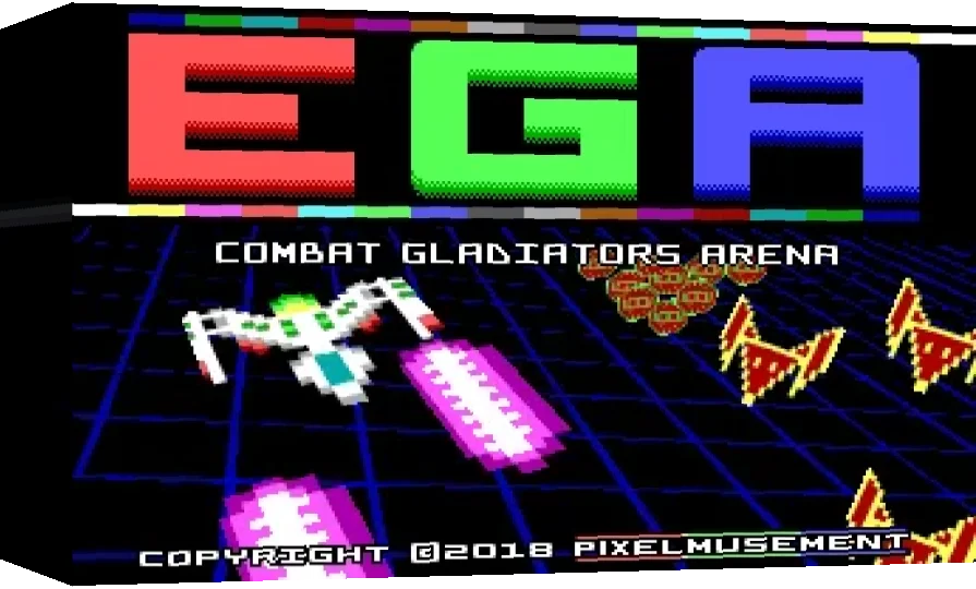 EGA Combat Gladiators Arena — box-3D (WOR)