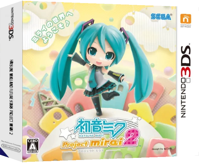 Hatsune Miku - Project Mirai 2 — box-3D (JP)